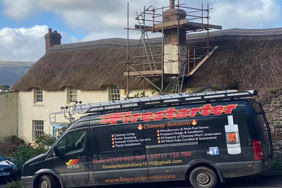 Thatched Woodburner Installations North Devon