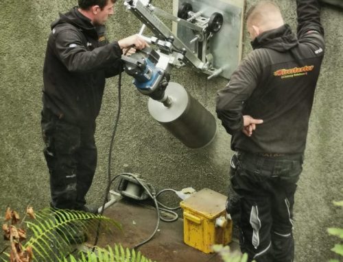 Diamond Core Drill Rig – Stove Installation